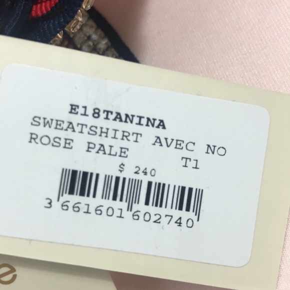 Maje Tanina Rhinestone-Embellished Hoodie size 1 - Picture 7 of 13